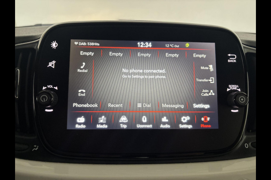 Fiat 500C 1.2 Automaat Lounge Cruise Control Navigatie Airco Parkeersensoren Achter Lichtmetalen Velgen