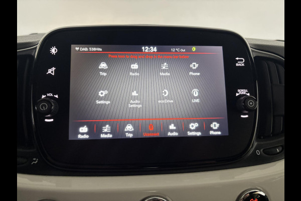 Fiat 500C 1.2 Automaat Lounge Cruise Control Navigatie Airco Parkeersensoren Achter Lichtmetalen Velgen