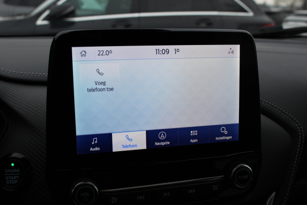 Ford Puma 1.0 EcoBoost Hybrid ST-Line X Vignale 155pk / NL Auto! / Full option! / Trekhaak / Panoramadak / Camera / Leder / CarPlay / B&O / 18'' / Keyless / Stuur+Stoelverwarming / Dodehoek / DAB / Verwarmde voorruit / ACC