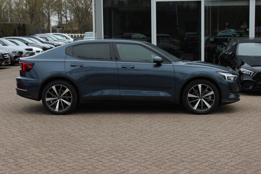 Polestar 2 Long Range Dual Motor Launch Edition 78kWh / SoH 92,9% / Trekhaak / Panoramadak / 360Camera / Luxe Leder / Keyless / 19'' / Stuurverwarming / Navigatie / DAB / ACC / Virtual Cockpit