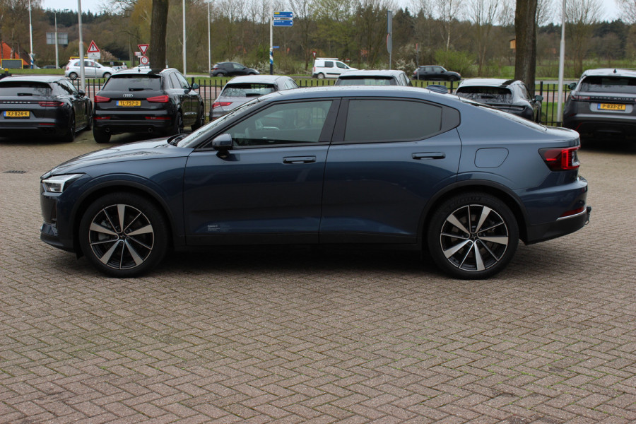 Polestar 2 Long Range Dual Motor Launch Edition 78kWh / SoH 92,9% / Trekhaak / Panoramadak / 360Camera / Luxe Leder / Keyless / 19'' / Stuurverwarming / Navigatie / DAB / ACC / Virtual Cockpit