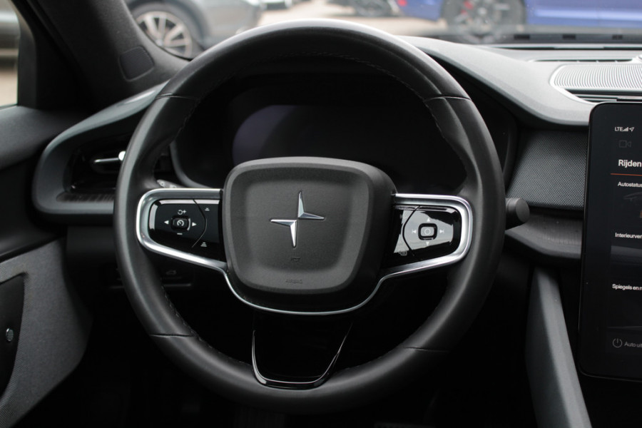 Polestar 2 Long Range Dual Motor Launch Edition 78kWh / SoH 92,9% / Trekhaak / Panoramadak / 360Camera / Luxe Leder / Keyless / 19'' / Stuurverwarming / Navigatie / DAB / ACC / Virtual Cockpit
