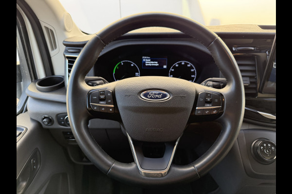 Ford E-Transit 390 75kWh 184PK 390 Elektrisch 75kWh 334km WLTP BEV Snelladen L2H2 Climate Control Tachograaf Carplay 360° Camera Stoelverwarming Parkeersensoren voor achter Laadkabel