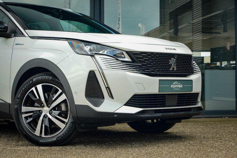 Peugeot 3008 1.6 HYbrid4 300 GT / Dode Hoek / Zwart Dak / Parelmoer Wit / Carplay