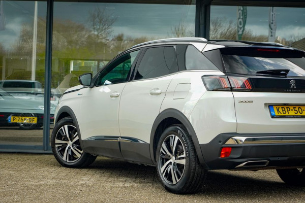 Peugeot 3008 1.6 HYbrid4 300 GT / Dode Hoek / Zwart Dak / Parelmoer Wit / Carplay