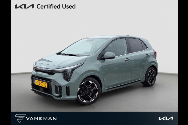 Kia Picanto 1.0 DPI GT-Line Open Dak | LED | Leder | PDC | Navi | Clima | Stoel & Stuurverwarming |