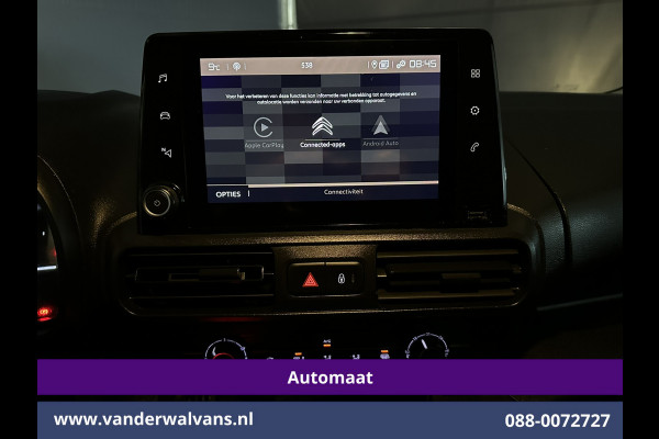 Citroën Berlingo 1.2 PureTech 130pk Automaat Benzine L1H1 Euro6 Airco | 3-Zits | Navigatie | Camera Apple Carplay, Android Auto, Cruisecontrol, Parkeersensoren, Bijrijdersbank