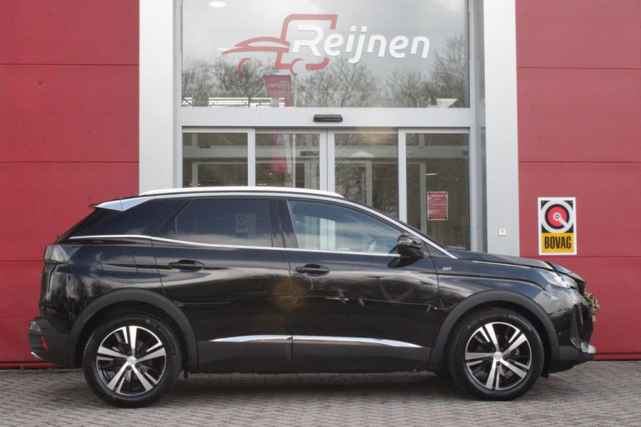 Peugeot 3008 1.2 Hybrid 145PK GT | 360° CAMERA | NAVIGATIE | ADAPTIVE CRUISE CONTROL | APPLE CARPLAY/ANDROID AUTO | CLIMATE CONTROL | 18" LICHTMETALEN VELGEN | DODEHOEK DETECTIE | KEYLESS ENTRY/START | FULL LED KOPLAMPEN | PARKEERSENSOREN VOOR EN ACHTER | DAB+ RADIO | LANE ASSIST |