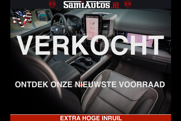 Dodge Ram 1500 Night Premium | Full Option | De Meest Luxe Pick-Up in zijn Klasse | Comfortabele Dubbele Cabine met Royale 5 Zitplaatsen | BPM vrij | Nu Leverbaar uit Voorraad | Voorraad Nr 2285 - 7648