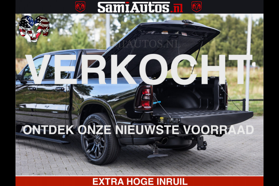Dodge Ram 1500 Night Premium | Full Option | De Meest Luxe Pick-Up in zijn Klasse | Comfortabele Dubbele Cabine met Royale 5 Zitplaatsen | BPM vrij | Nu Leverbaar uit Voorraad | Voorraad Nr 2285 - 7648