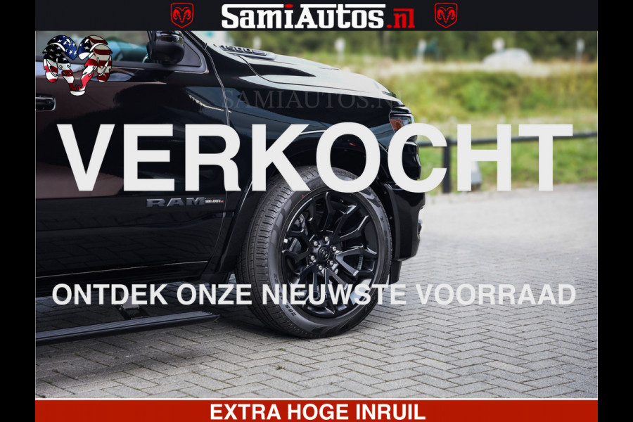 Dodge Ram 1500 Night Premium | Full Option | De Meest Luxe Pick-Up in zijn Klasse | Comfortabele Dubbele Cabine met Royale 5 Zitplaatsen | BPM vrij | Nu Leverbaar uit Voorraad | Voorraad Nr 2285 - 7648