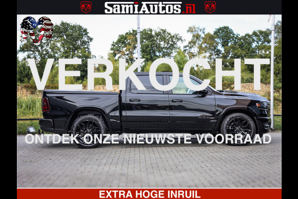 Dodge Ram 1500 Night Premium | Full Option | De Meest Luxe Pick-Up in zijn Klasse | Comfortabele Dubbele Cabine met Royale 5 Zitplaatsen | BPM vrij | Nu Leverbaar uit Voorraad | Voorraad Nr 2285 - 7648