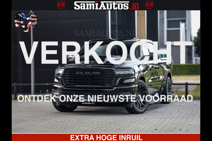 Dodge Ram 1500 Night Premium | Full Option | De Meest Luxe Pick-Up in zijn Klasse | Comfortabele Dubbele Cabine met Royale 5 Zitplaatsen | BPM vrij | Nu Leverbaar uit Voorraad | Voorraad Nr 2285 - 7648