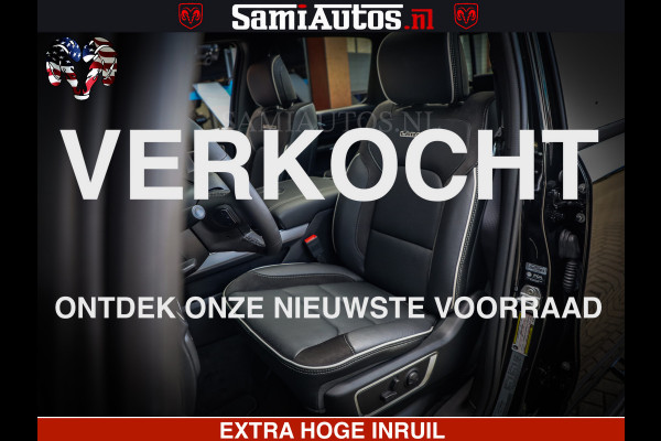 Dodge Ram 1500 Night Premium | Full Option | De Meest Luxe Pick-Up in zijn Klasse | Comfortabele Dubbele Cabine met Royale 5 Zitplaatsen | BPM vrij | Nu Leverbaar uit Voorraad | Voorraad Nr 2285 - 7648