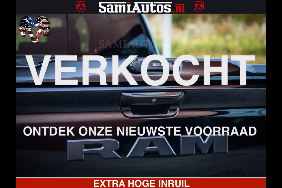 Dodge Ram 1500 Night Premium | Full Option | De Meest Luxe Pick-Up in zijn Klasse | Comfortabele Dubbele Cabine met Royale 5 Zitplaatsen | BPM vrij | Nu Leverbaar uit Voorraad | Voorraad Nr 2285 - 7648