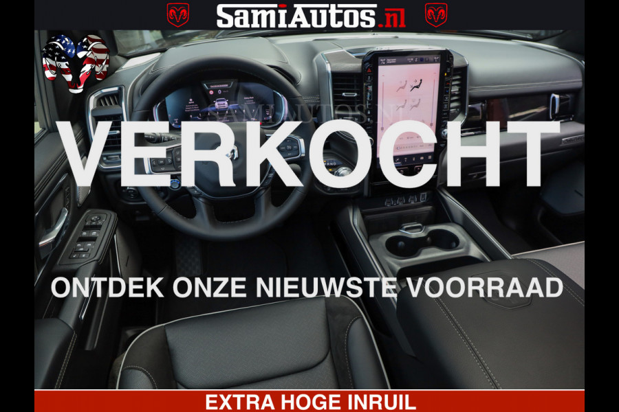 Dodge Ram 1500 Night Premium | Full Option | De Meest Luxe Pick-Up in zijn Klasse | Comfortabele Dubbele Cabine met Royale 5 Zitplaatsen | BPM vrij | Nu Leverbaar uit Voorraad | Voorraad Nr 2285 - 7648