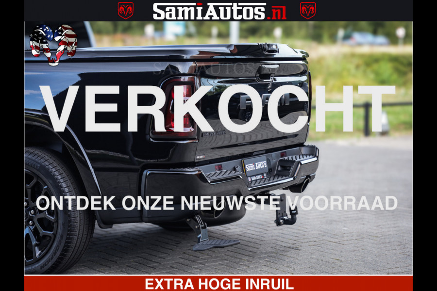 Dodge Ram 1500 Night Premium | Full Option | De Meest Luxe Pick-Up in zijn Klasse | Comfortabele Dubbele Cabine met Royale 5 Zitplaatsen | BPM vrij | Nu Leverbaar uit Voorraad | Voorraad Nr 2285 - 7648