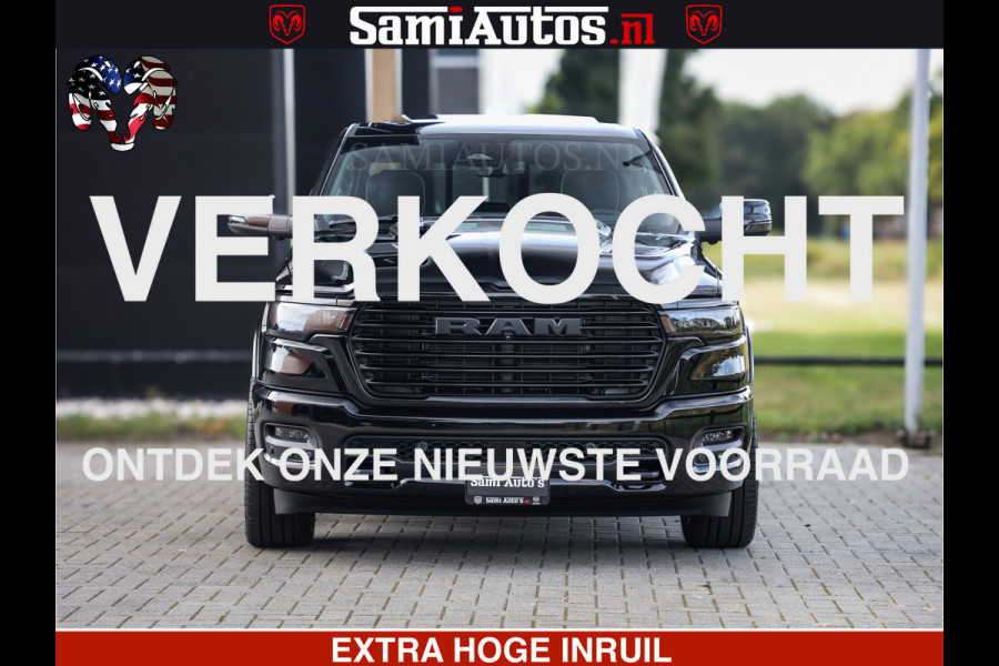 Dodge Ram 1500 Night Premium | Full Option | De Meest Luxe Pick-Up in zijn Klasse | Comfortabele Dubbele Cabine met Royale 5 Zitplaatsen | BPM vrij | Nu Leverbaar uit Voorraad | Voorraad Nr 2285 - 7648