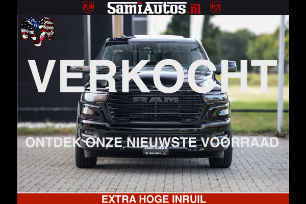Dodge Ram 1500 Night Premium | Full Option | De Meest Luxe Pick-Up in zijn Klasse | Comfortabele Dubbele Cabine met Royale 5 Zitplaatsen | BPM vrij | Nu Leverbaar uit Voorraad | Voorraad Nr 2285 - 7648