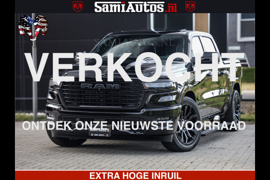 Dodge Ram 1500 Night Premium | Full Option | De Meest Luxe Pick-Up in zijn Klasse | Comfortabele Dubbele Cabine met Royale 5 Zitplaatsen | BPM vrij | Nu Leverbaar uit Voorraad | Voorraad Nr 2285 - 7648