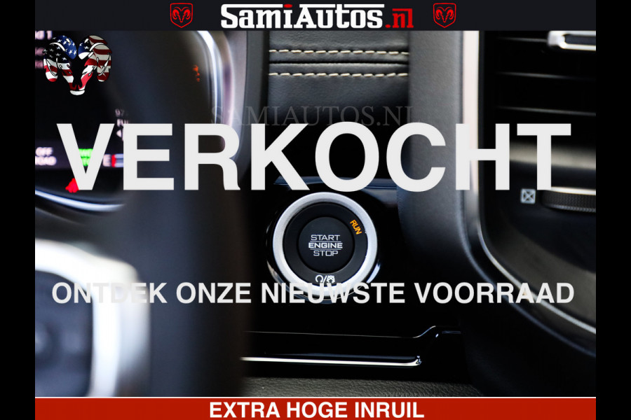 Dodge Ram 1500 Night Premium | Full Option | De Meest Luxe Pick-Up in zijn Klasse | Comfortabele Dubbele Cabine met Royale 5 Zitplaatsen | BPM vrij | Nu Leverbaar uit Voorraad | Voorraad Nr 2285 - 7648