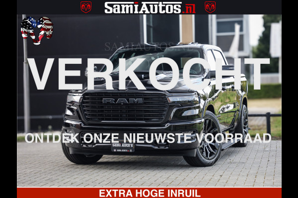 Dodge Ram 1500 Night Premium | Full Option | De Meest Luxe Pick-Up in zijn Klasse | Comfortabele Dubbele Cabine met Royale 5 Zitplaatsen | BPM vrij | Nu Leverbaar uit Voorraad | Voorraad Nr 2285 - 7648