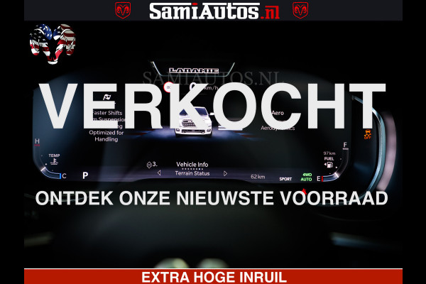 Dodge Ram 1500 Night Premium | Full Option | De Meest Luxe Pick-Up in zijn Klasse | Comfortabele Dubbele Cabine met Royale 5 Zitplaatsen | BPM vrij | Nu Leverbaar uit Voorraad | Voorraad Nr 2285 - 7648
