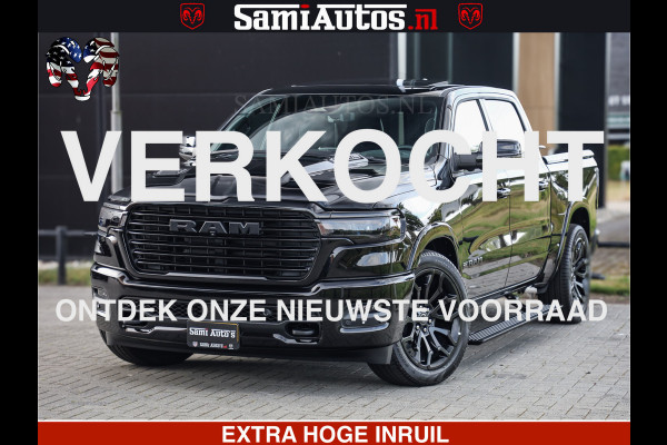 Dodge Ram 1500 Night Premium | Full Option | De Meest Luxe Pick-Up in zijn Klasse | Comfortabele Dubbele Cabine met Royale 5 Zitplaatsen | BPM vrij | Nu Leverbaar uit Voorraad | Voorraad Nr 2285 - 7648
