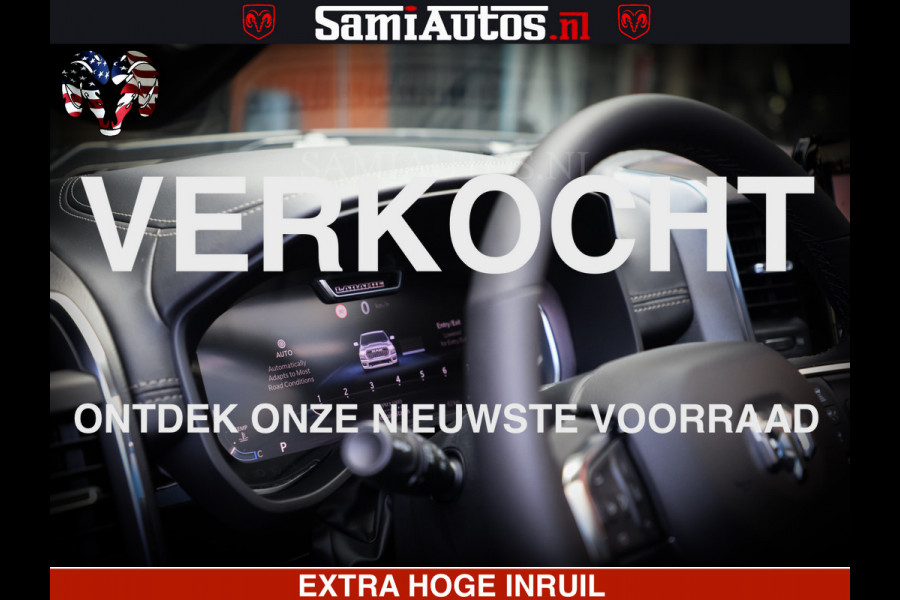 Dodge Ram 1500 Night Premium | Full Option | De Meest Luxe Pick-Up in zijn Klasse | Comfortabele Dubbele Cabine met Royale 5 Zitplaatsen | BPM vrij | Nu Leverbaar uit Voorraad | Voorraad Nr 2285 - 7648