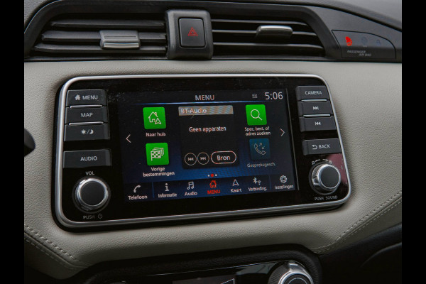 Nissan Micra 1.0 IG-T Tekna Navi|360°Camera|Clima|Keyless|Laneassist|Cruise|Bluetooth