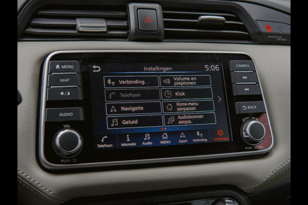 Nissan Micra 1.0 IG-T Tekna Navi|360°Camera|Clima|Keyless|Laneassist|Cruise|Bluetooth