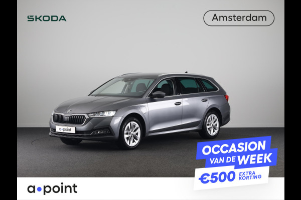 Škoda Octavia Combi 1.4 TSI iV PHEV Business Edition 204 pk Automaat (DSG) | Verlengde garantie | Navigatie | Parkeersensoren | Adaptieve cruise control | Stoelverwarming |