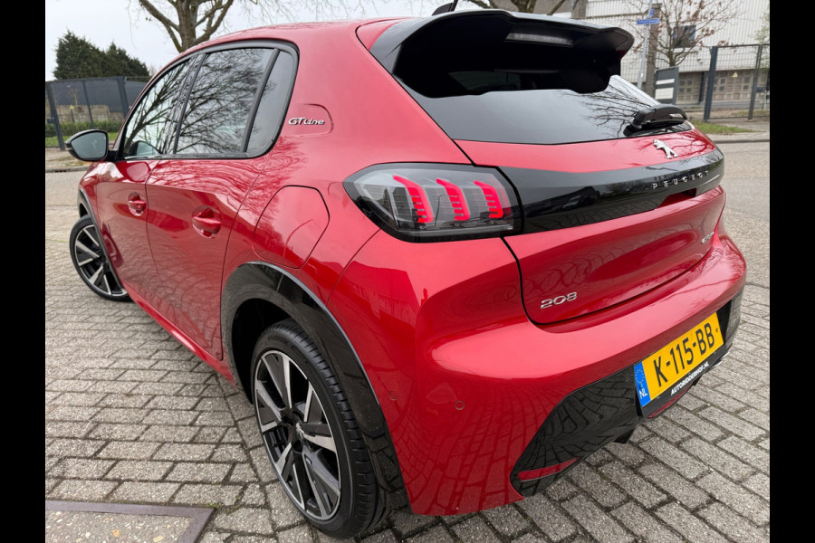 Peugeot 208 1.2 PureTech GT-Line AUTOMAAT PANO CARPLAY VIRTUAL LEDER NAP