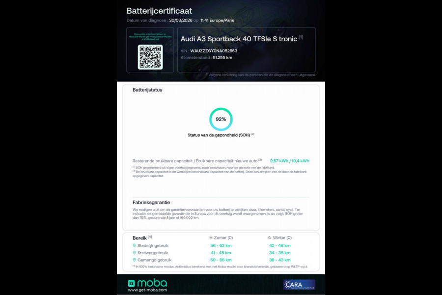 Audi A3 Sportback 40 TFSI e Advanced edition | Stoelverwarming | Camera | Adaptive Cruise | B&O Privacy glas, Automatisch inparkeren, App-connect, Led, Keyless