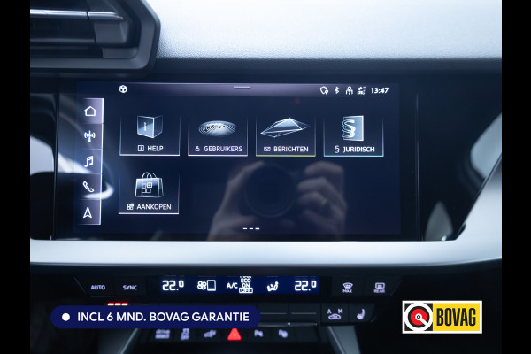 Audi A3 Sportback 40 TFSI e Advanced edition | Stoelverwarming | Camera | Adaptive Cruise | B&O Privacy glas, Automatisch inparkeren, App-connect, Led, Keyless