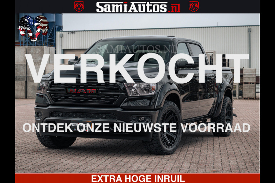 Dodge Ram SPORT | 5.7 V8 4x4 HEMI | PANORAMA DAK | GROOTSCHEM 12 INCH | LPG | Diamond Black Pearl | CREW CAB | DUBBELE CABINE | 5 PERSOONS | DC | VOORRAAD NR 2556 - 6053