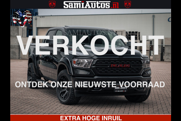 Dodge Ram SPORT | 5.7 V8 4x4 HEMI | PANORAMA DAK | GROOTSCHEM 12 INCH | LPG | Diamond Black Pearl | CREW CAB | DUBBELE CABINE | 5 PERSOONS | DC | VOORRAAD NR 2556 - 6053