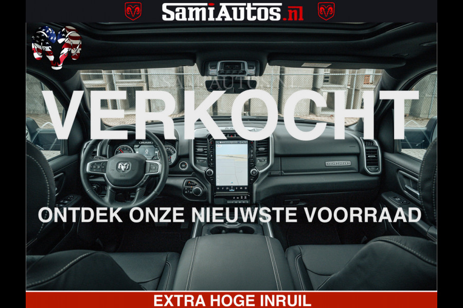 Dodge Ram SPORT | 5.7 V8 4x4 HEMI | PANORAMA DAK | GROOTSCHEM 12 INCH | LPG | Diamond Black Pearl | CREW CAB | DUBBELE CABINE | 5 PERSOONS | DC | VOORRAAD NR 2556 - 6053