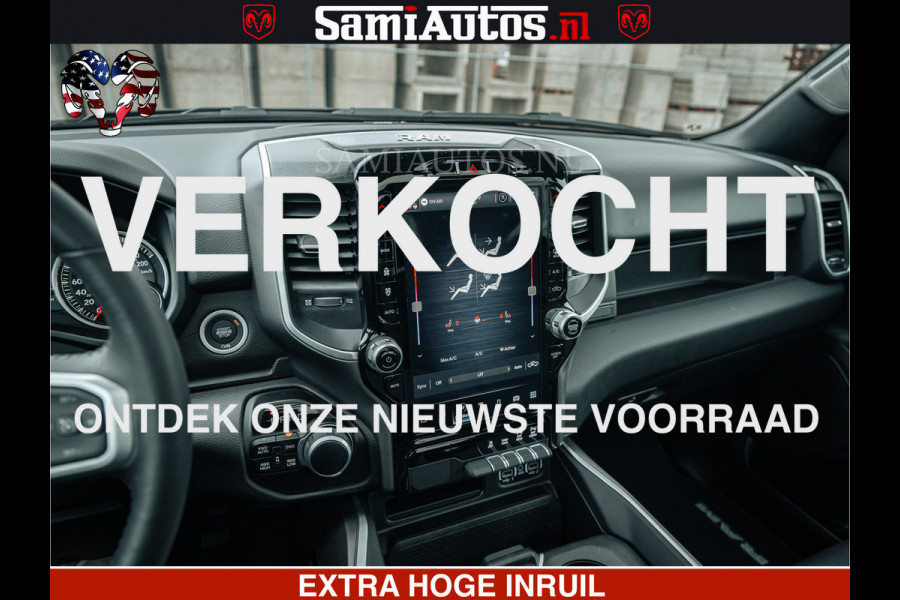 Dodge Ram SPORT | 5.7 V8 4x4 HEMI | PANORAMA DAK | GROOTSCHEM 12 INCH | LPG | Diamond Black Pearl | CREW CAB | DUBBELE CABINE | 5 PERSOONS | DC | VOORRAAD NR 2556 - 6053