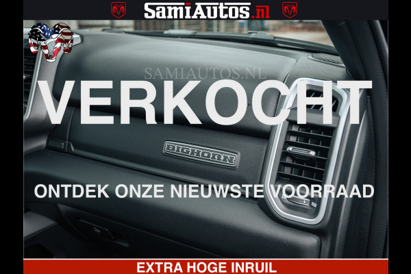 Dodge Ram SPORT | 5.7 V8 4x4 HEMI | PANORAMA DAK | GROOTSCHEM 12 INCH | LPG | Diamond Black Pearl | CREW CAB | DUBBELE CABINE | 5 PERSOONS | DC | VOORRAAD NR 2556 - 6053