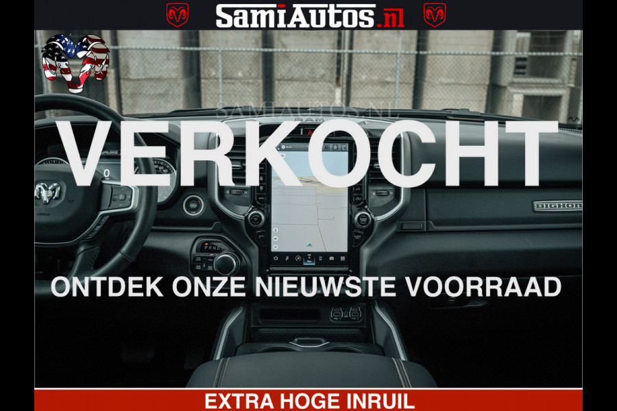 Dodge Ram SPORT | 5.7 V8 4x4 HEMI | PANORAMA DAK | GROOTSCHEM 12 INCH | LPG | Diamond Black Pearl | CREW CAB | DUBBELE CABINE | 5 PERSOONS | DC | VOORRAAD NR 2556 - 6053