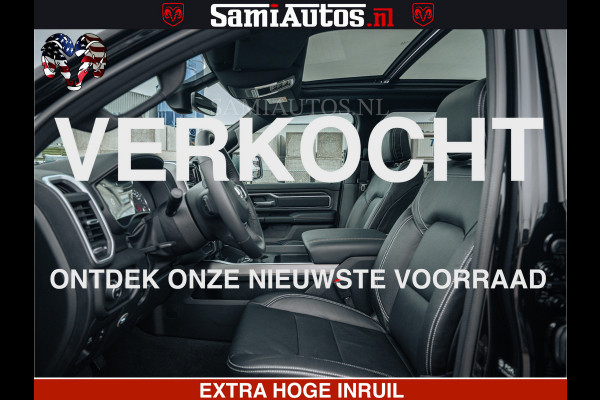 Dodge Ram SPORT | 5.7 V8 4x4 HEMI | PANORAMA DAK | GROOTSCHEM 12 INCH | LPG | Diamond Black Pearl | CREW CAB | DUBBELE CABINE | 5 PERSOONS | DC | VOORRAAD NR 2556 - 6053