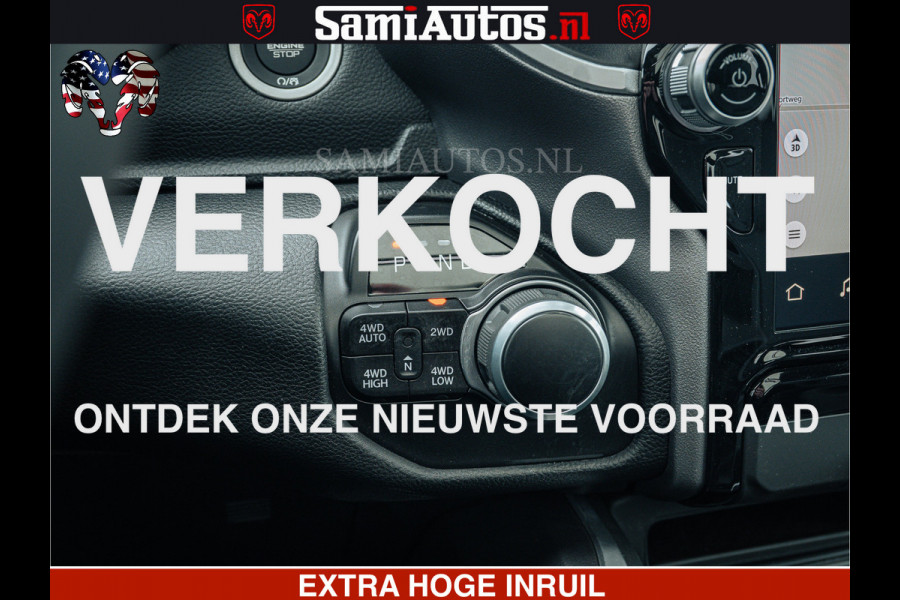 Dodge Ram SPORT | 5.7 V8 4x4 HEMI | PANORAMA DAK | GROOTSCHEM 12 INCH | LPG | Diamond Black Pearl | CREW CAB | DUBBELE CABINE | 5 PERSOONS | DC | VOORRAAD NR 2556 - 6053