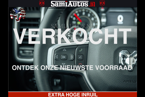 Dodge Ram SPORT | 5.7 V8 4x4 HEMI | PANORAMA DAK | GROOTSCHEM 12 INCH | LPG | Diamond Black Pearl | CREW CAB | DUBBELE CABINE | 5 PERSOONS | DC | VOORRAAD NR 2556 - 6053