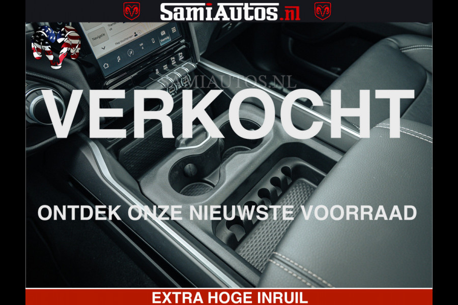 Dodge Ram SPORT | 5.7 V8 4x4 HEMI | PANORAMA DAK | GROOTSCHEM 12 INCH | LPG | Diamond Black Pearl | CREW CAB | DUBBELE CABINE | 5 PERSOONS | DC | VOORRAAD NR 2556 - 6053