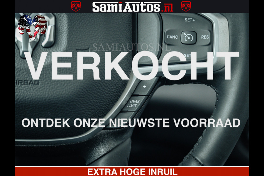 Dodge Ram SPORT | 5.7 V8 4x4 HEMI | PANORAMA DAK | GROOTSCHEM 12 INCH | LPG | Diamond Black Pearl | CREW CAB | DUBBELE CABINE | 5 PERSOONS | DC | VOORRAAD NR 2556 - 6053