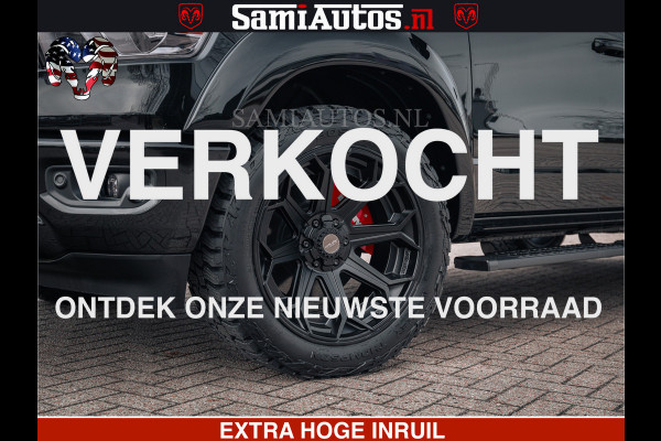 Dodge Ram SPORT | 5.7 V8 4x4 HEMI | PANORAMA DAK | GROOTSCHEM 12 INCH | LPG | Diamond Black Pearl | CREW CAB | DUBBELE CABINE | 5 PERSOONS | DC | VOORRAAD NR 2556 - 6053