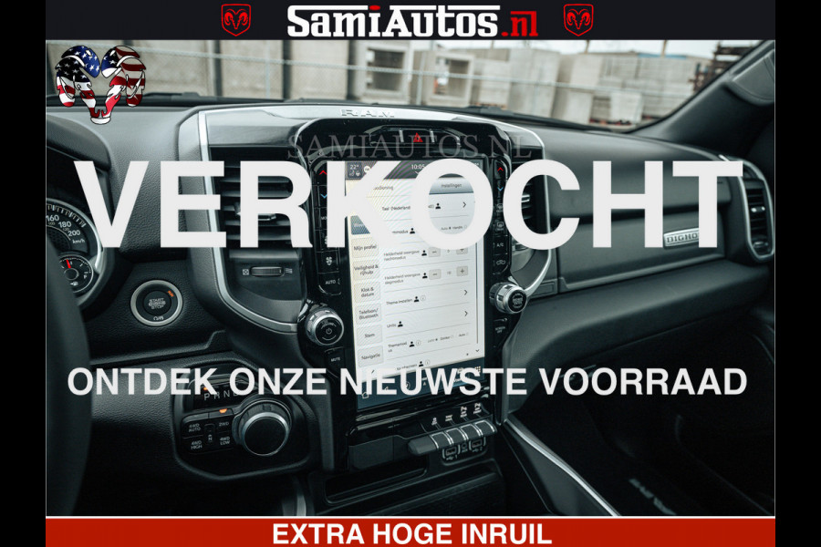 Dodge Ram SPORT | 5.7 V8 4x4 HEMI | PANORAMA DAK | GROOTSCHEM 12 INCH | LPG | Diamond Black Pearl | CREW CAB | DUBBELE CABINE | 5 PERSOONS | DC | VOORRAAD NR 2556 - 6053