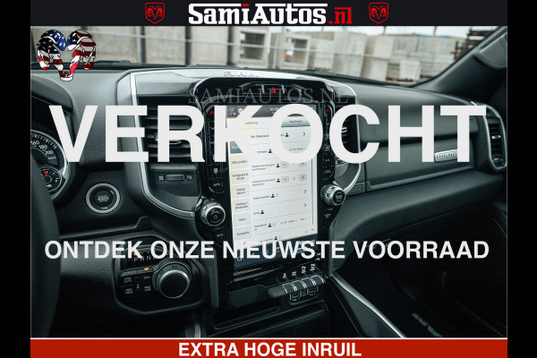 Dodge Ram SPORT | 5.7 V8 4x4 HEMI | PANORAMA DAK | GROOTSCHEM 12 INCH | LPG | Diamond Black Pearl | CREW CAB | DUBBELE CABINE | 5 PERSOONS | DC | VOORRAAD NR 2556 - 6053