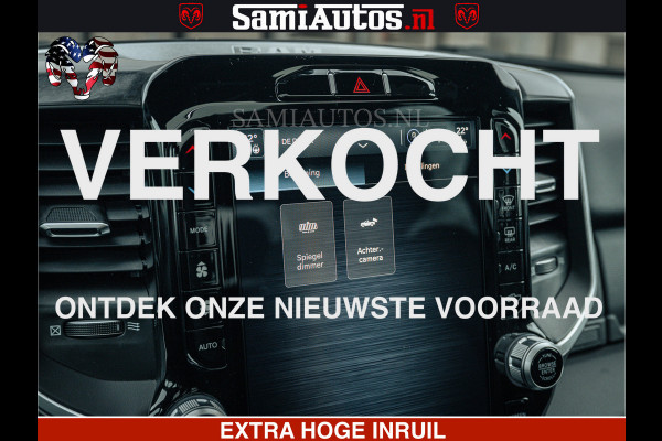 Dodge Ram SPORT | 5.7 V8 4x4 HEMI | PANORAMA DAK | GROOTSCHEM 12 INCH | LPG | Diamond Black Pearl | CREW CAB | DUBBELE CABINE | 5 PERSOONS | DC | VOORRAAD NR 2556 - 6053